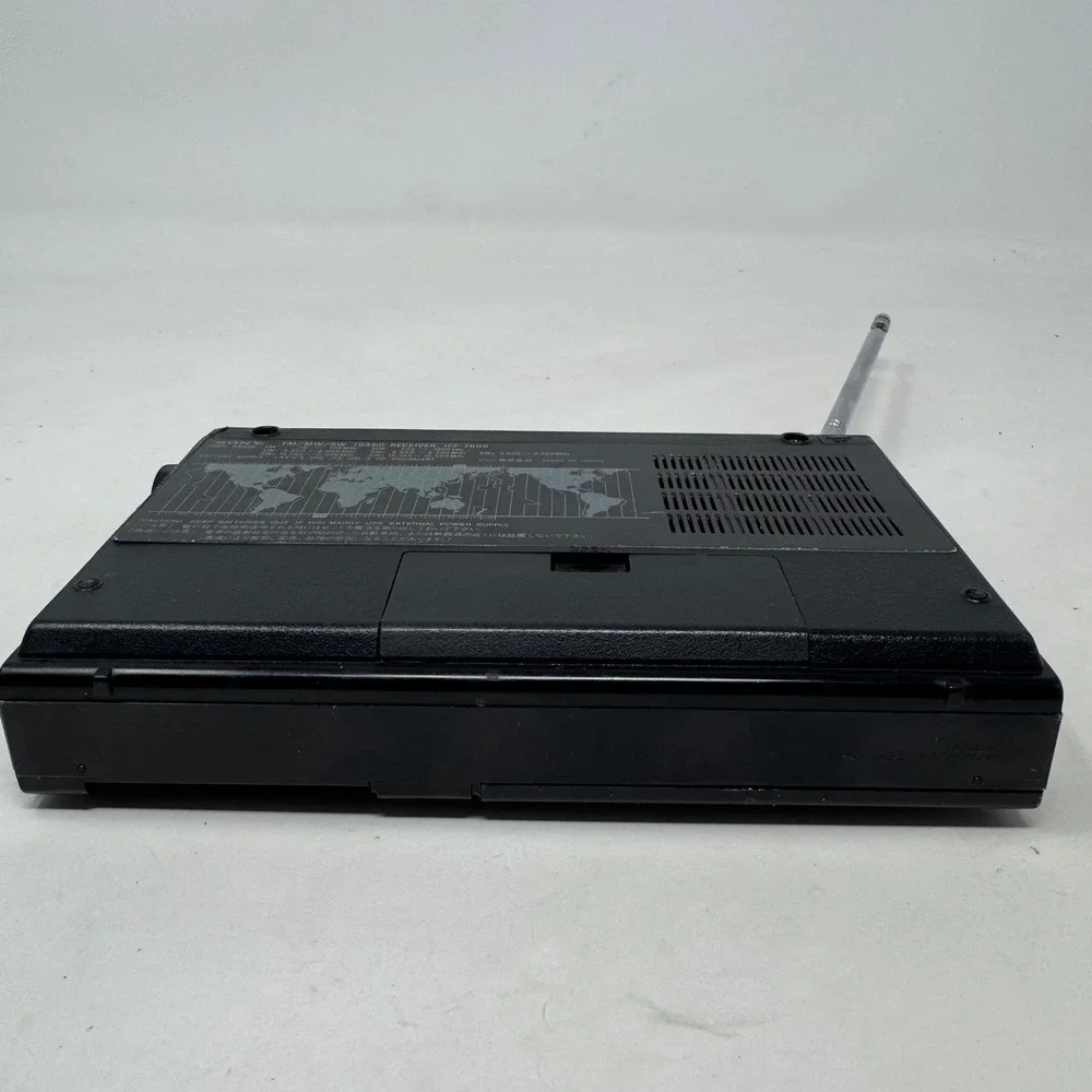 Sony ICF-7600 FM MW SW 7 Band Portable Radio Receiver Black Vtg Made in Japan